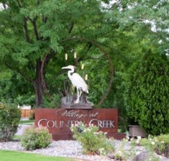 Village at Country Creek Entrance Sign